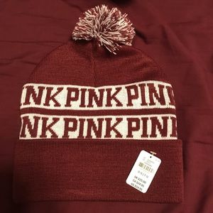NWT VS pink beanie, never worn!